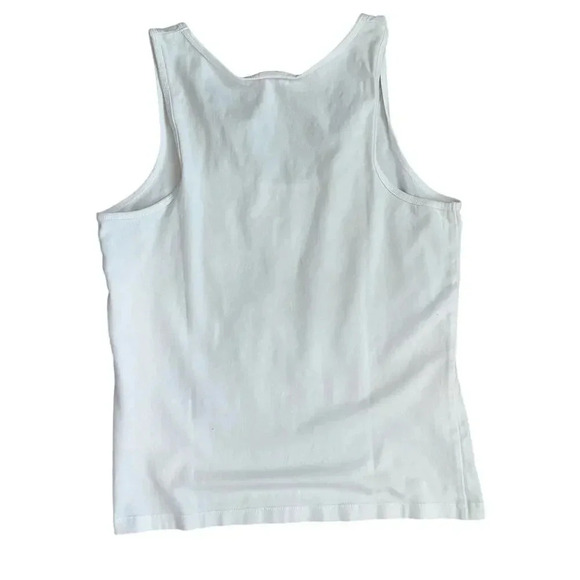 Harley Davidson Woman's White Sleeveless Tank Top Size Medium - Picture 4 of 4